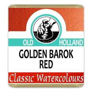 Old Holland Tablet Suluboya Seri 3 Golden Barok Red - 1
