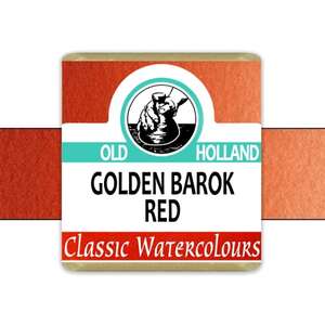 Old Holland Tablet Suluboya Seri 3 Golden Barok Red - 2