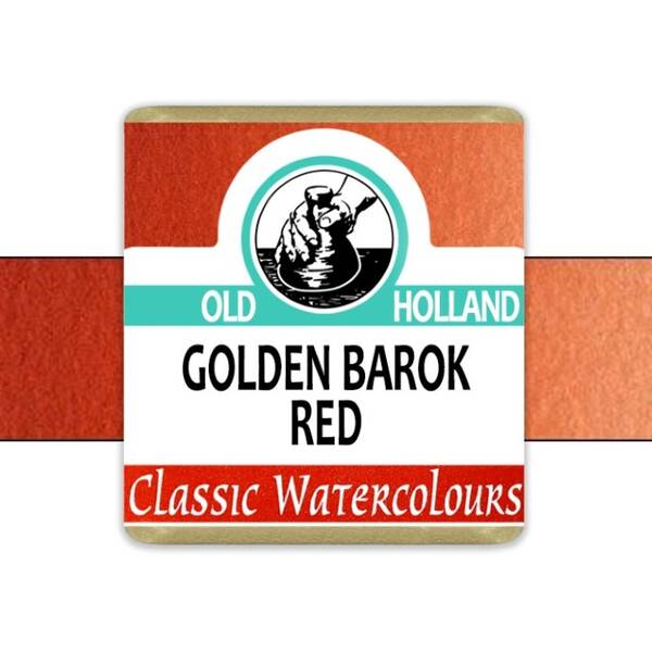 Old Holland Tablet Suluboya Seri 3 Golden Barok Red - 2