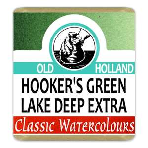 Old Holland - Old Holland Tablet Suluboya Seri 3 Hooker's Green Lake Deep Extra