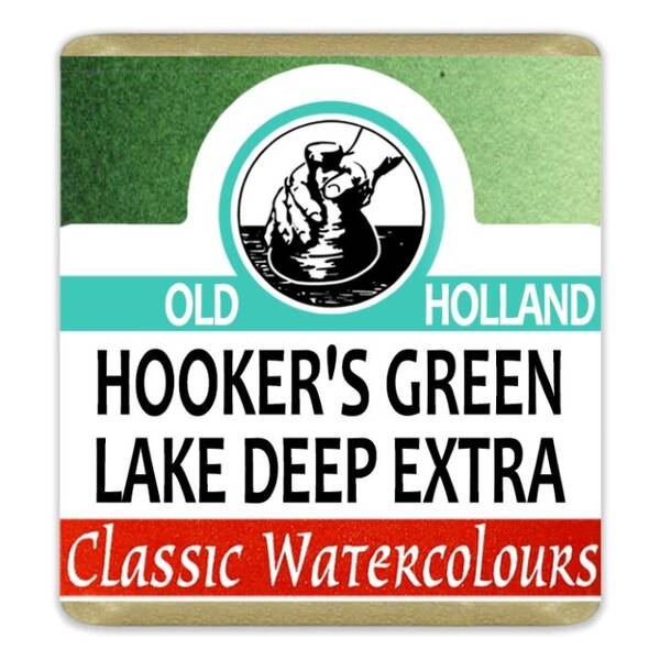 Old Holland Tablet Suluboya Seri 3 Hooker's Green Lake Deep Extra