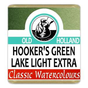 Old Holland Tablet Suluboya Seri 3 Hooker's Green Lake Light Extra - 1