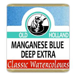 Old Holland - Old Holland Tablet Suluboya Seri 3 Manganese Blue Deep Extra
