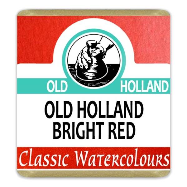 Old Holland Tablet Suluboya Seri 3 Bright Red - 1