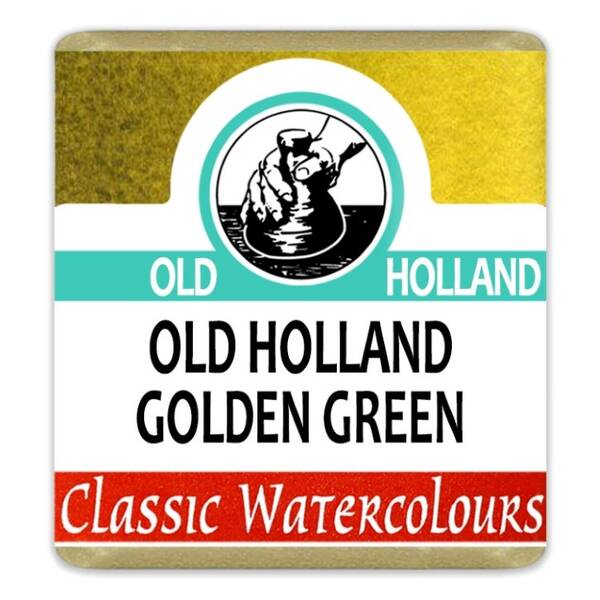 Old Holland Tablet Suluboya Seri 3 Golden Green - 1