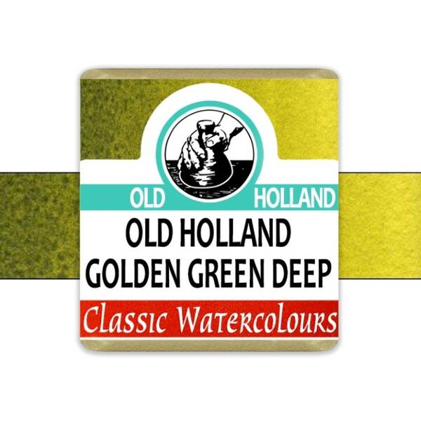 Old Holland Tablet Suluboya Seri 3 Golden Green Deep - 2