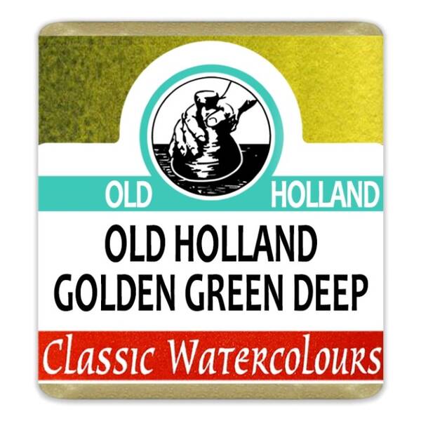 Old Holland Tablet Suluboya Seri 3 Golden Green Deep - 1