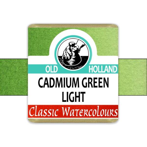 Old Holland Tablet Suluboya Seri 4 Cadmium Green Light - 2