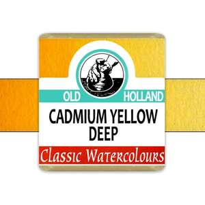 Old Holland Tablet Suluboya Seri 4 Cadmium Yellow Deep - Thumbnail