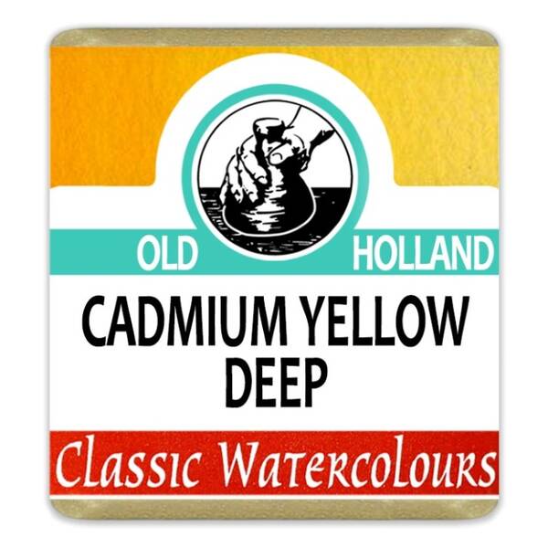 Old Holland Tablet Suluboya Seri 4 Cadmium Yellow Deep - 1