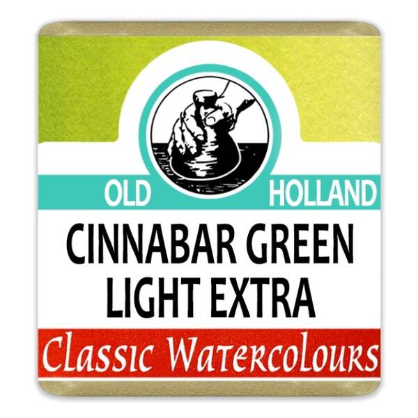 Old Holland Tablet Suluboya Seri 4 Cinnabar Green Light Extra - 1