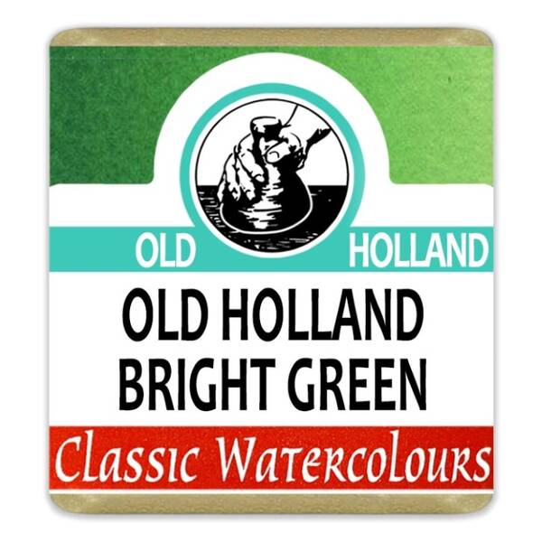 Old Holland Tablet Suluboya Seri 4 Old Holland Bright Green - 1