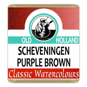 Old Holland Tablet Suluboya Seri 4 Scheveningen Purple Brown - Thumbnail