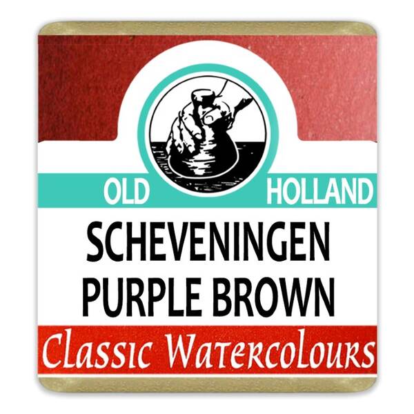 Old Holland Tablet Suluboya Seri 4 Scheveningen Purple Brown