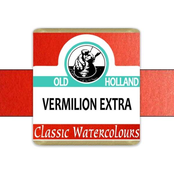 Old Holland Tablet Suluboya Seri 4 Vermilion Extra - 2