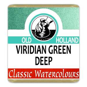 Old Holland - Old Holland Tablet Suluboya Seri 4 Viridian Green Deep