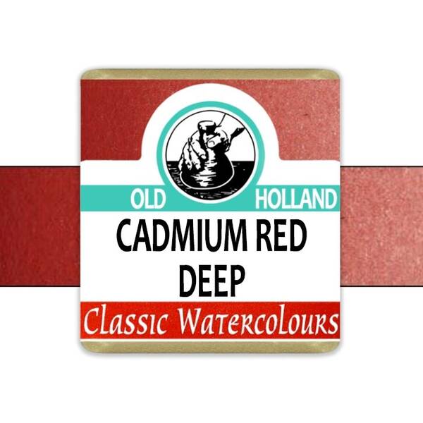 Old Holland Tablet Suluboya Seri 5 Cadmium Red Deep