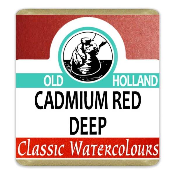 Old Holland Tablet Suluboya Seri 5 Cadmium Red Deep - 1