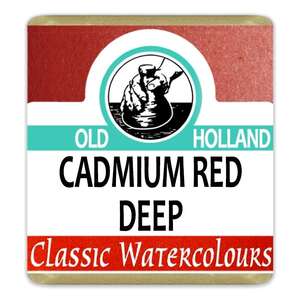 Old Holland Tablet Suluboya Seri 5 Cadmium Red Deep - Old Holland