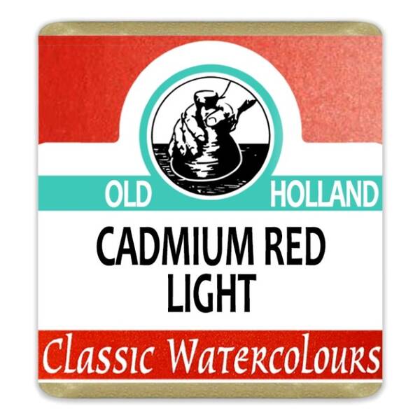 Old Holland Tablet Suluboya Seri 5 Cadmium Red Light - 1