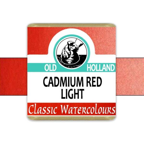 Old Holland Tablet Suluboya Seri 5 Cadmium Red Light - 2