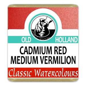 Old Holland - Old Holland Tablet Suluboya Seri 5 Cadmium Red Medium (Vermillion)