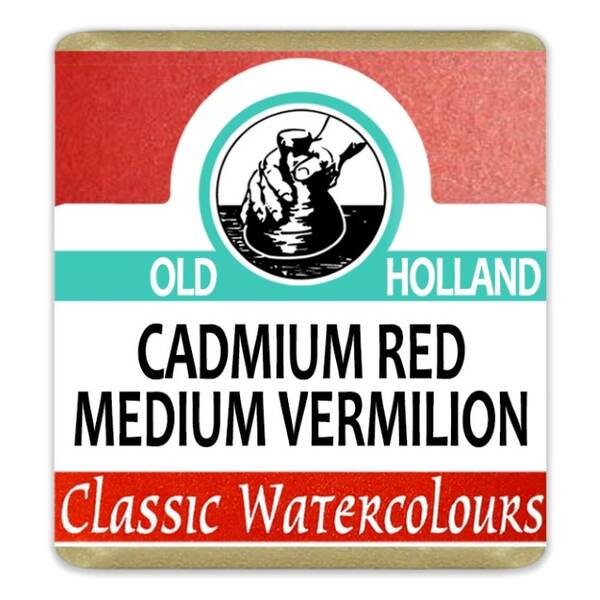 Old Holland Tablet Suluboya Seri 5 Cadmium Red Medium (Vermillion) - 1