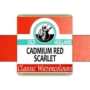 Old Holland Tablet Suluboya Seri 5 Cadmium Red Scarlet - 2