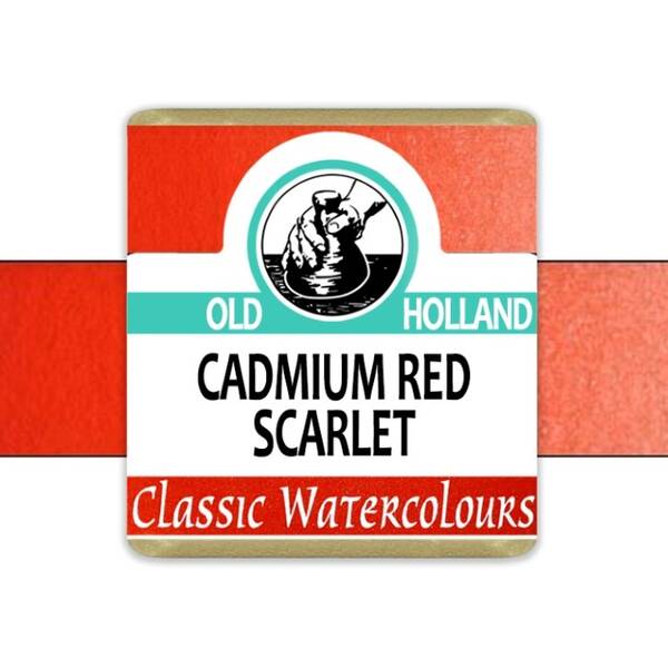 Old Holland Tablet Suluboya Seri 5 Cadmium Red Scarlet - 2