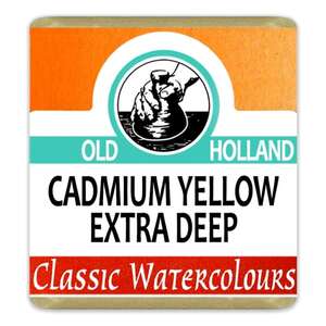 Old Holland - Old Holland Tablet Suluboya Seri 5 Cadmium Yellow Extra Deep