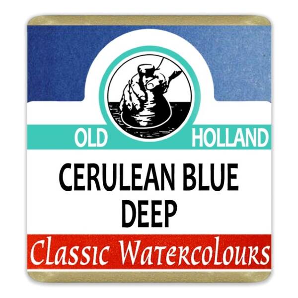 Old Holland Tablet Suluboya Seri 5 Cerulean Blue Deep