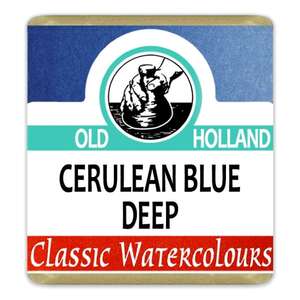 Old Holland Tablet Suluboya Seri 5 Cerulean Blue Deep - 1