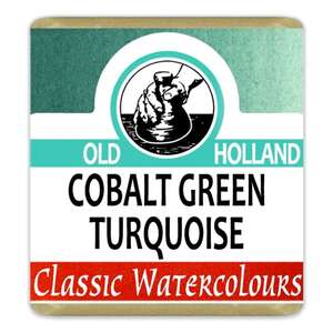 Old Holland - Old Holland Tablet Suluboya Seri 5 Cobalt Green Turquoise