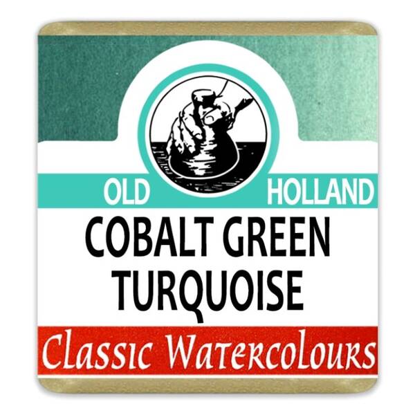 Old Holland Tablet Suluboya Seri 5 Cobalt Green Turquoise - 1