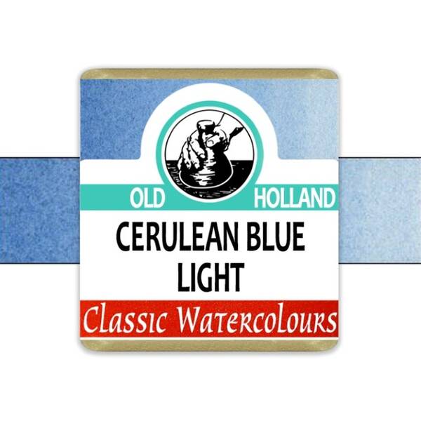 Old Holland Tablet Suluboya Seri 6 Cerulean Blue Light