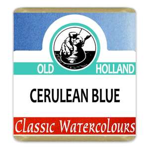 Old Holland Tablet Suluboya Seri 6 Cerulean Blue - 1