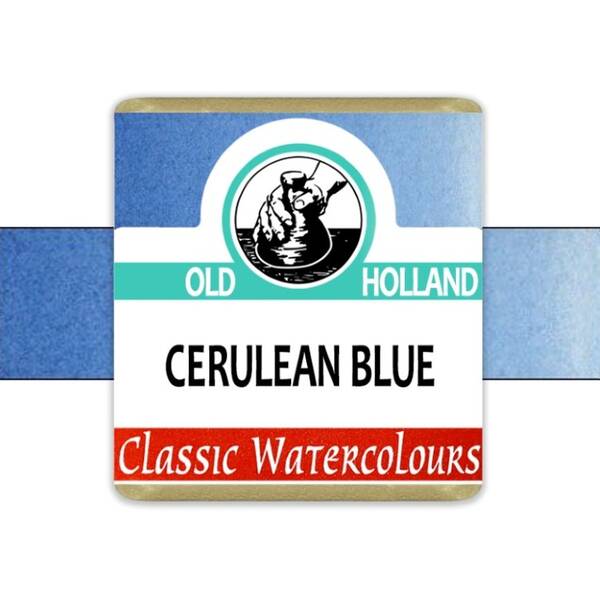 Old Holland Tablet Suluboya Seri 6 Cerulean Blue - 2