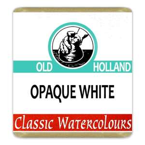 Old Holland Tablet Suluboya Seri 1 Opaque White - Thumbnail