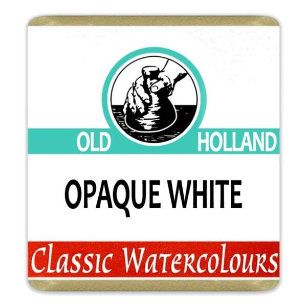 Old Holland Tablet Suluboya Seri 1 Opaque White - 1