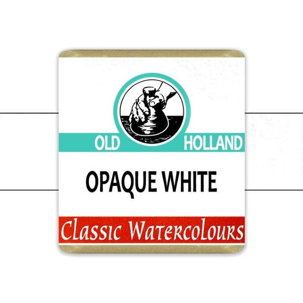 Old Holland Tablet Suluboya Seri 1 Opaque White - 2