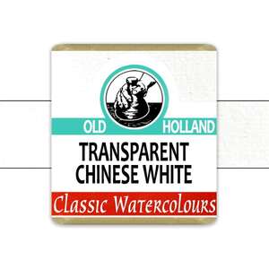 Old Holland Tablet Suluboya Seri 1 Transparent Chines White - Thumbnail
