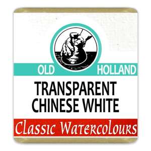 Old Holland Tablet Suluboya Seri 1 Transparent Chines White - Old Holland