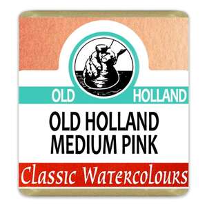 Old Holland Tablet Suluboya Seri 2 Flesh Tint (Old Holland Medium Pink) - Old Holland