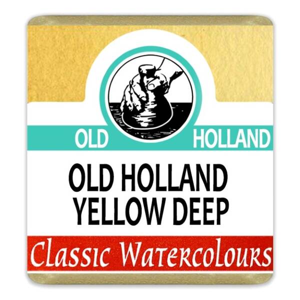 Old Holland Tablet Suluboya Seri 2 Old Holland Yellow Deep - 1