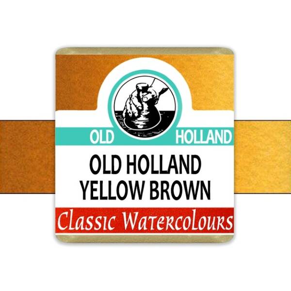 Old Holland Tablet Suluboya Seri 3 Old Holland Yellow Brown - 2