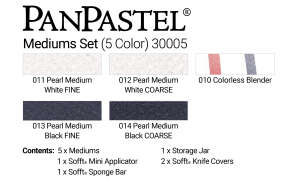 PanPastel Ultra Soft Artist Pastel Yardımcı Boya Malzemeleri 5'li Set 30005 - 3