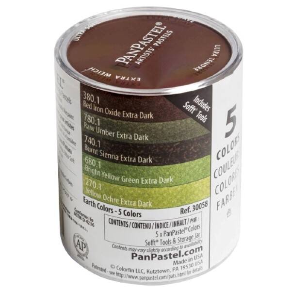 PanPastel Ultra Soft Artist Pastel Yardımcı Boya Malzemeleri 5'li Set 30005