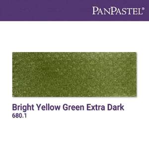 PanPastel Ultra Soft Artist Pastel Boya Bright Yellow Green Extra Dark 26801 - 4