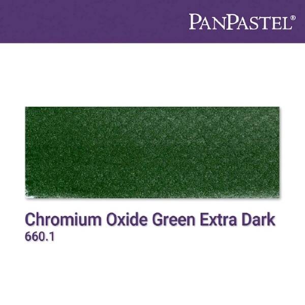 PanPastel Ultra Soft Artist Pastel Boya Chromium Oxide Green Extra Dark 26601 - 4