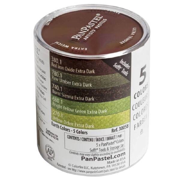 PanPastel Ultra Soft Artist Pastel Boya Earth 5'li Set 30058 - 2